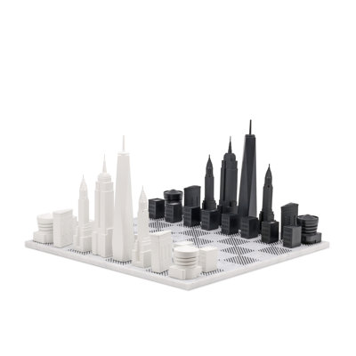 Skyline Chess 2 Player Marble/Acrylic Chess