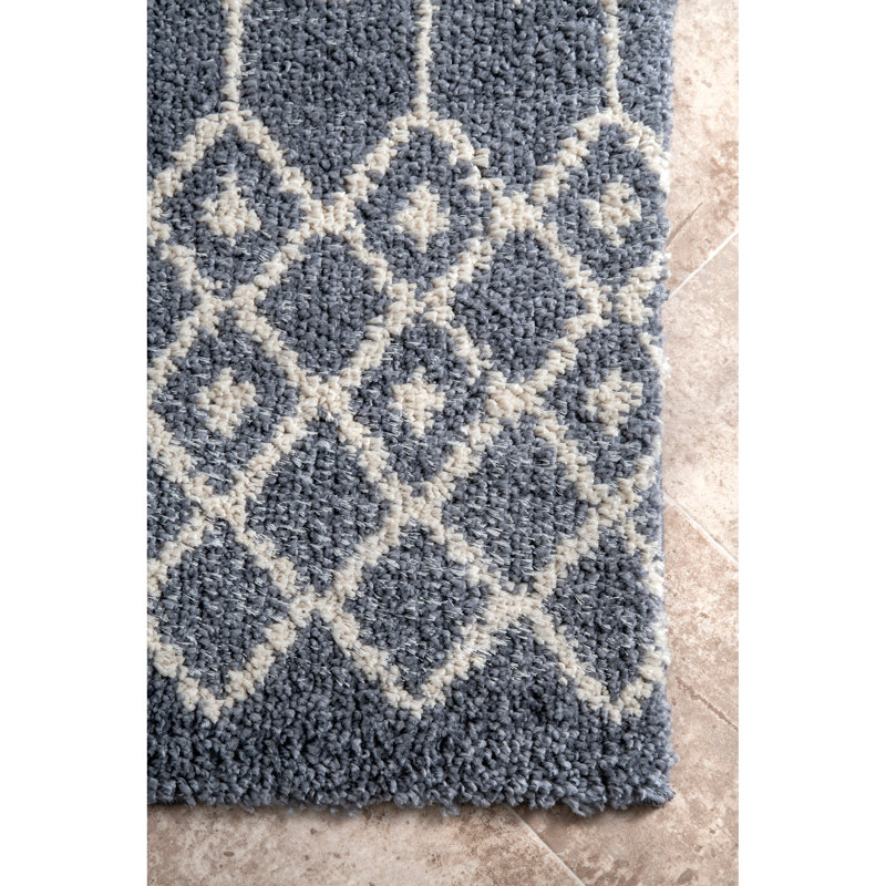 Tapis gris Willisville, Carré 6 pi 7 po