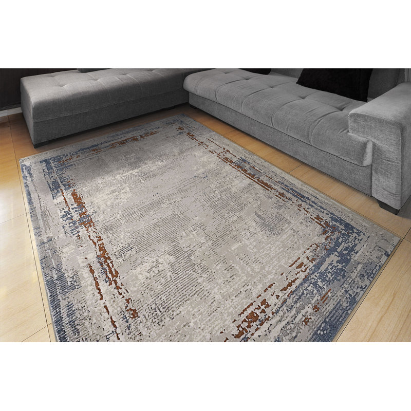 Abstract Indoor Rug, Runner 2'2" x 7'7"