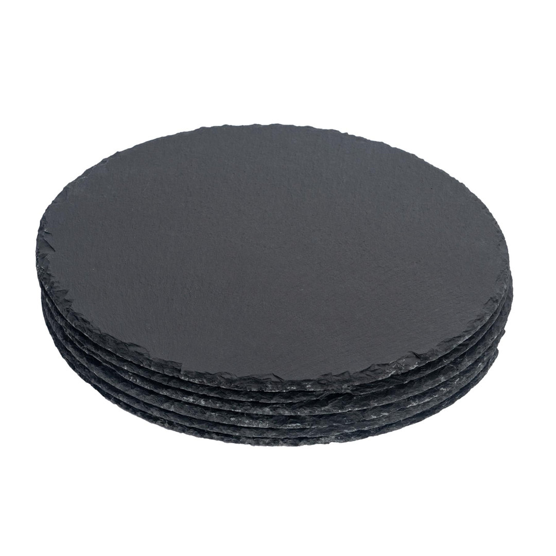 B&Q - Round Slate Placemats30CmPack Of 6 - Image 5