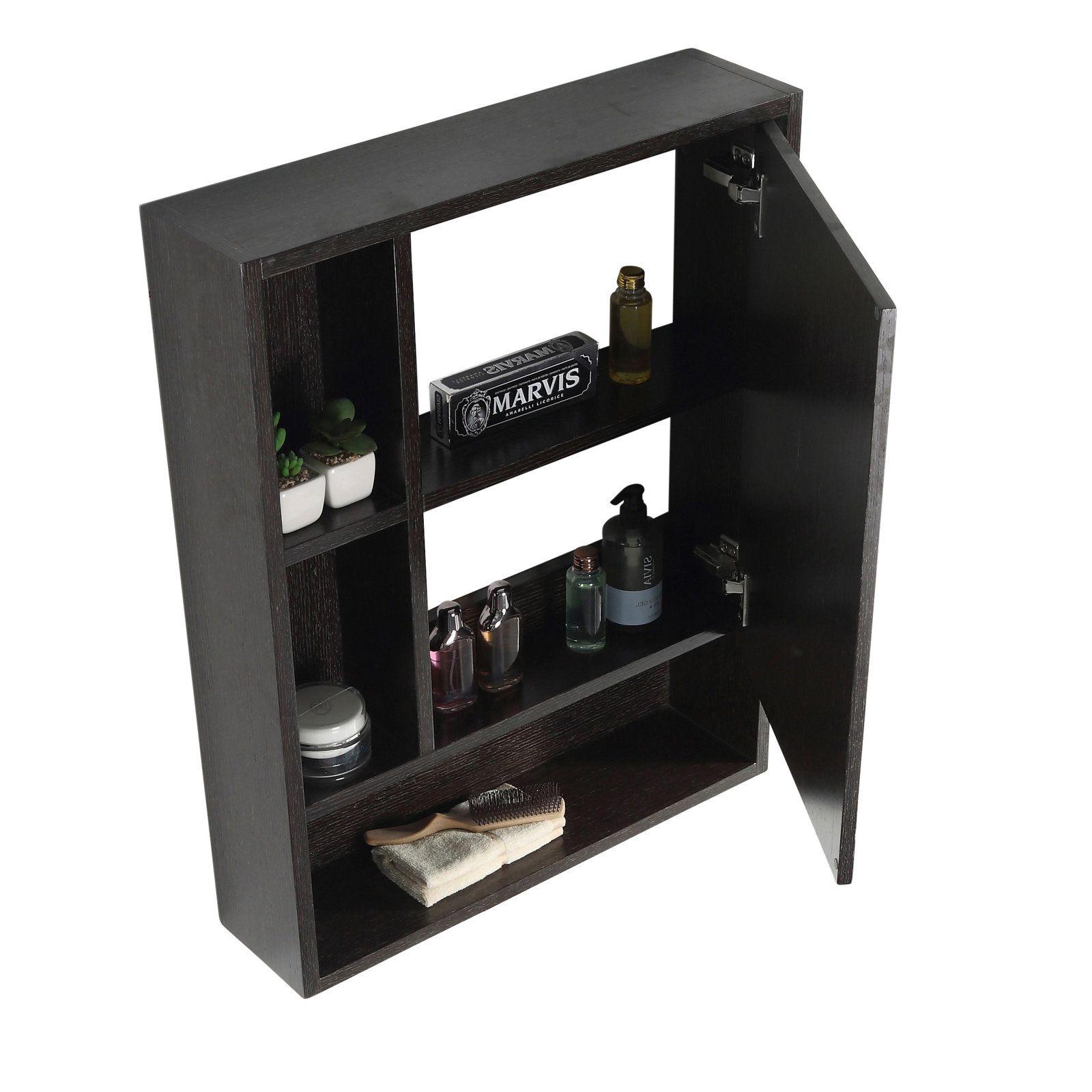 Jensen Surface Medicine Cabinet, Black, Right