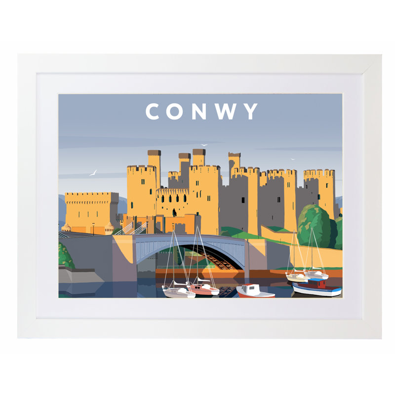 Richard O'Neil - Print, White Wood Frame, 44 cm H x 54 cm W x 2.2 cm D