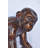 Chimpanzee Standing And Looking Around Bronze Statue - Size: 24" X 20" X 28"H