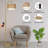 Gold Floor Lamps For Living Room With Remote & Dimmable Led Bulb, Modern Arc Floor Lamp With 3 Color Temperatures, Standing Lamp With Rattan & Fabric Shades, Adjustable Tall Lamp For Bedroom
