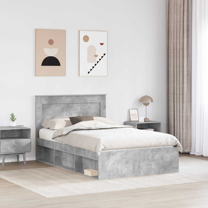 Solid Wood Bed, Concerte, Small Double (4')