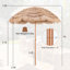 Parasol de plage 7 pi 2 po Marnisha