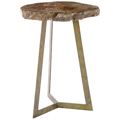Solid Wood Top End Table