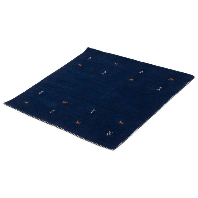 Tapis carré en laine nouvel âge carré unique de 3 pi 11 po x 3 pi 11 po