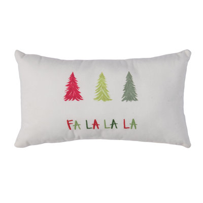 Embroidered Fabric Throw Pillows with Tree Designs, Multicolor Polyester Decorative Pillows for Indoor Use, Perfect for Christmas Decor, Gift Giving, and Hostess Gifts - Cozy and Stylish Accent