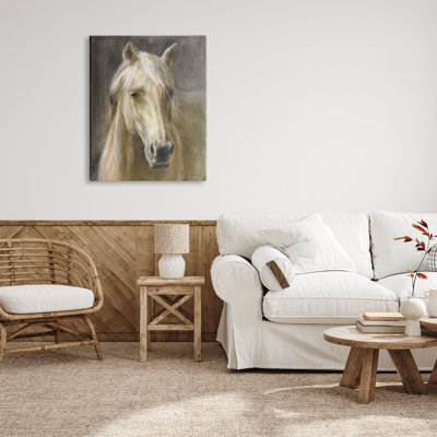 «Stupell Industries Palomino Horse Portrait» par Danhui Nai