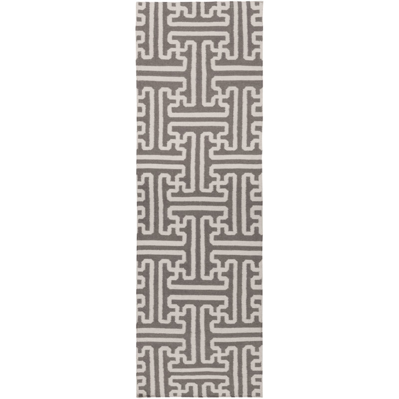 Berkley Wool Geometric Indoor Rug, Runner 2'6" x 8'