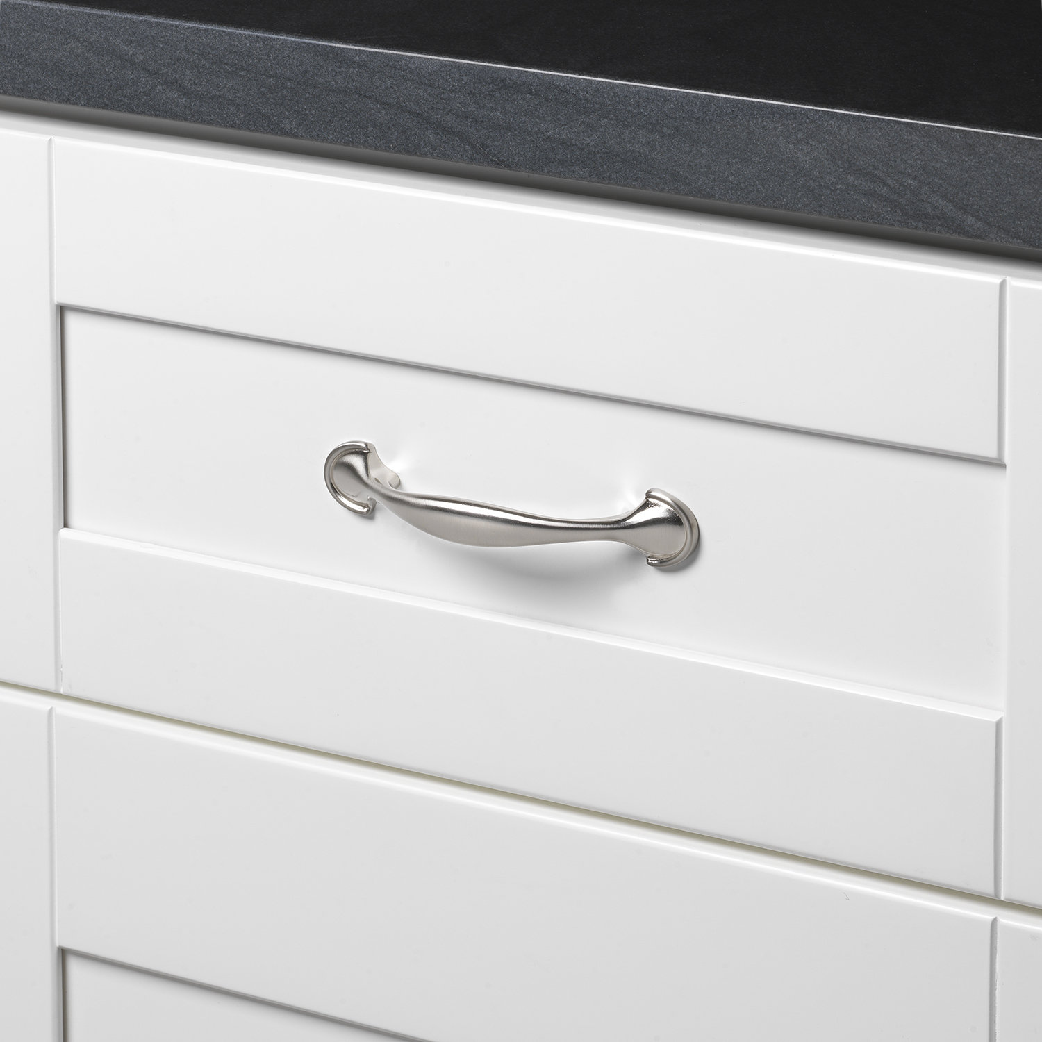 3" Arch Cabinet Pull Multipack, Satin Nickel