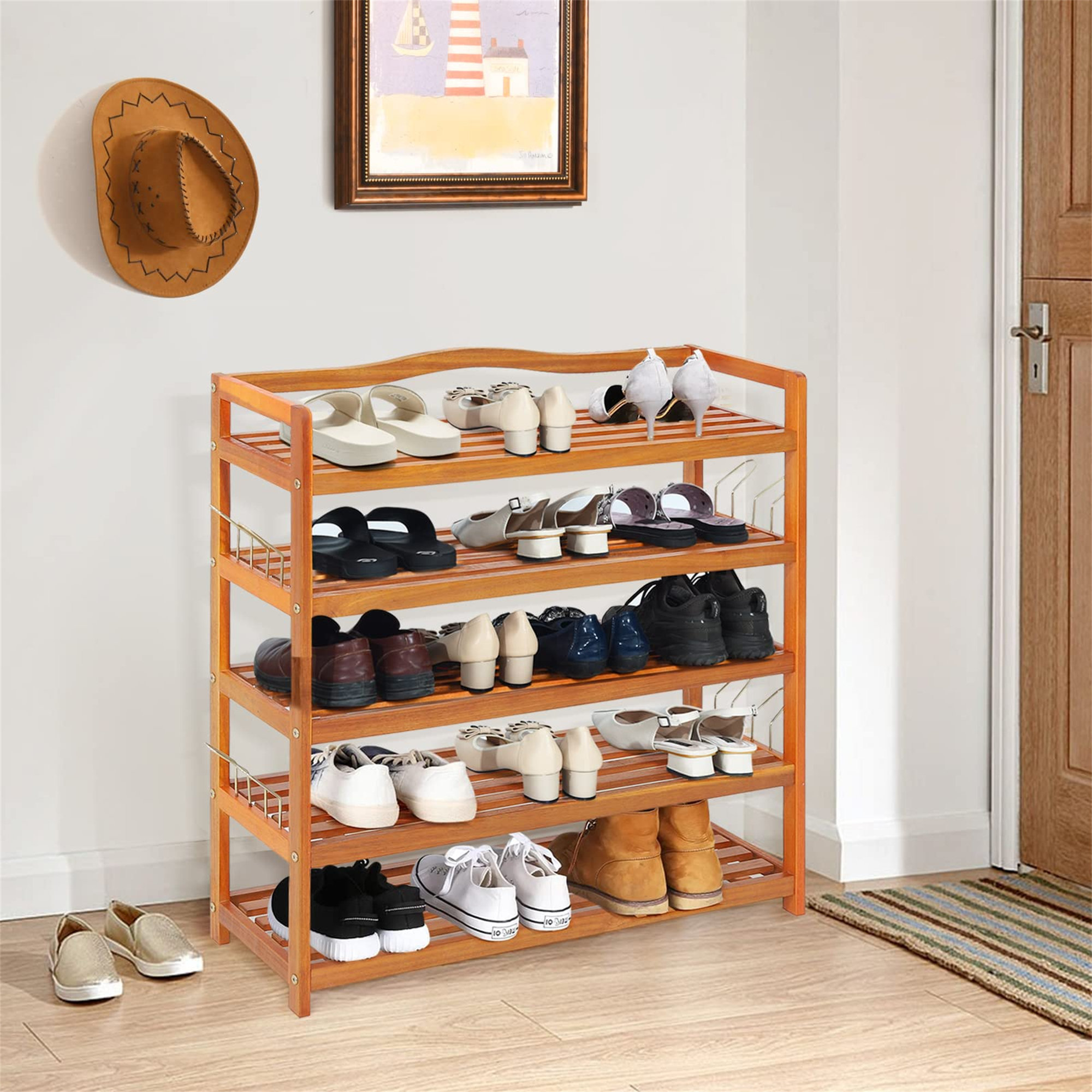 Bay Isle Home™ 20 Pair Shoe Rack & Reviews | Wayfair