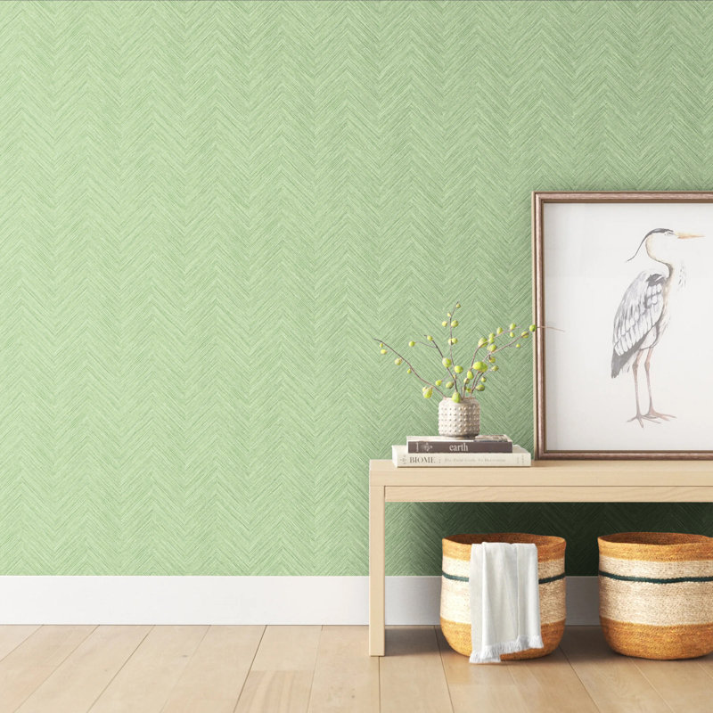 Rouleau de papier peint texturé Caladesi, Vert