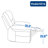 Dual Motor Infinite Position Up To 350 Lbs Electric Medium Size Genuine Leather Power Lift Recliner Chair With 8-Point Vibration Massage And Lumbar Heating-1352262561