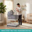 Sweetli Nurture Bassinet - Denim Melange-61771769