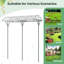 246cm H x 197cm W Metal Arched Trellis