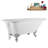 62" Streamline Clawfoot Tub,Tray,Drain, Clawfeet-101628984-102218224