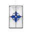 Traditional Glass Tiffany Style Pendant Light Shade with Colou Panels-1587783187