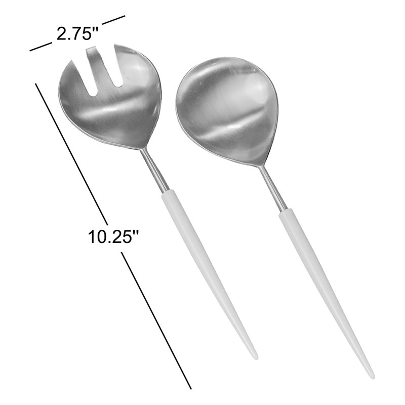 Amanda Stainless Steel Salad Servers