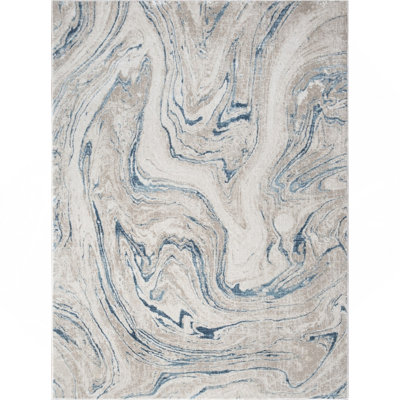 Ivory 5 Ft. 3 In. X 7 Ft. 3 In. Area Rug