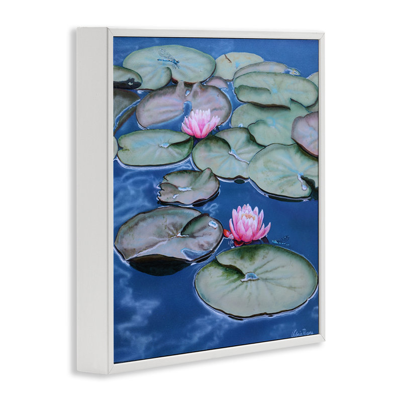Art de giclée encadrée blanche par , H 24 po x l 24 po, Estampe numérique encadrée blanc bord de mer