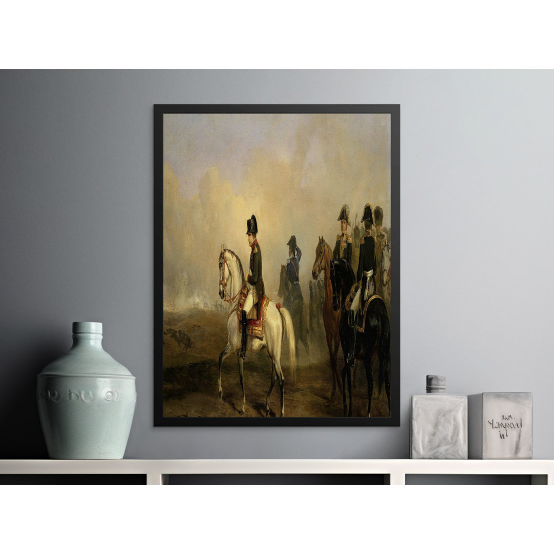19th Century Style Black Framed Poster