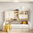 Upholstered Daybed With Led Armrest Lights, Storage Shelves And Cabinets-218316880