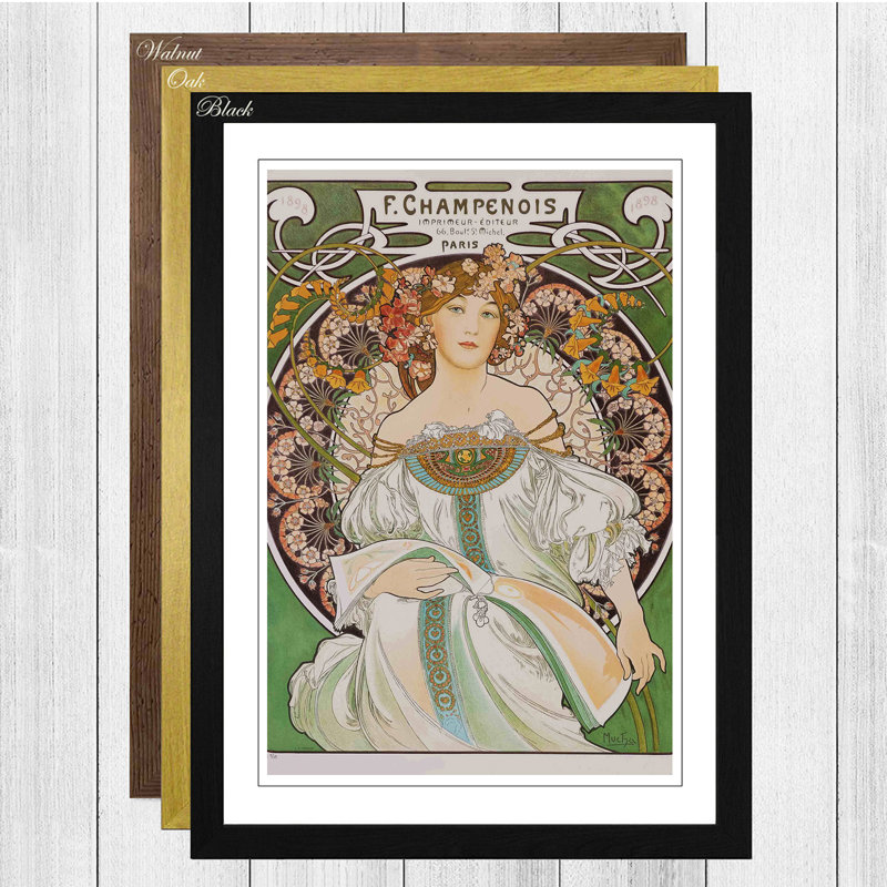 Single Picture Frame Print, Walnut