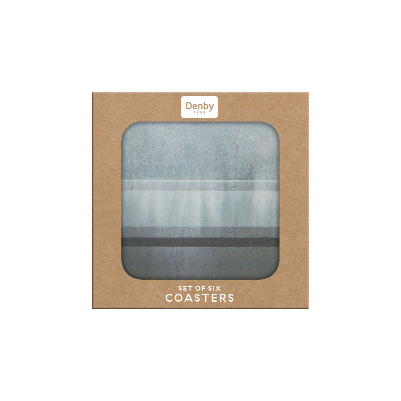 Set of 6 Grey Coasters