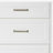 ARIEL Monrow 73 Double Sink Bathroom Vanity with Italian Carrara Marble Top-99405012