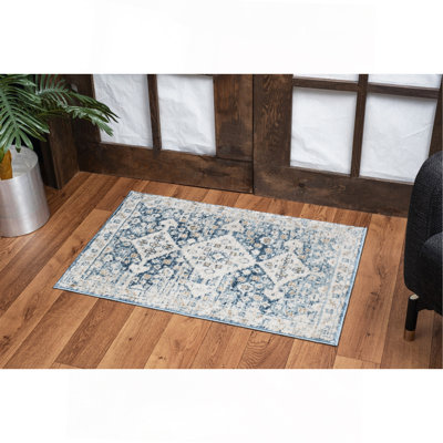 Tapis bleu