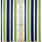 Stripe Striped Semi-Sheer Rod Pocket Curtain Panels-72235209