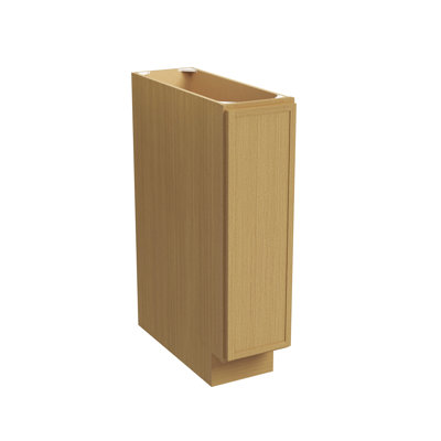 CASAINC Ready-to-Assemble W9"x H34.5"x D24" Kitchen Full Height Door Base Cabinet