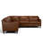 Ashtabula 3-Pieces Leather Sectional Sofa
