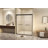 50-54" W × 72" H  Tempered Glass With Explosion Proof Film, Aluminum Frame Double Sliding Shower Door, "1/4 (6 Mm), Stainless Steel Handle, Matte Black-121957870