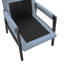 Kelly Mid-Century Modern Chenille Upholstered Accent Armchair-37456853