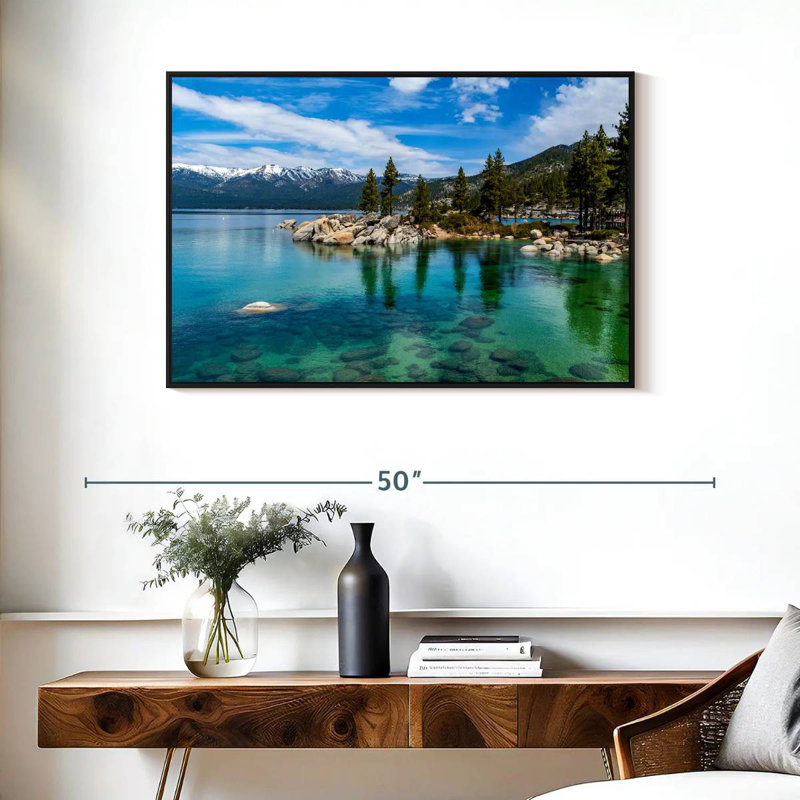 Alvord Green Lake Tahoe, H 25 po x l 37 po