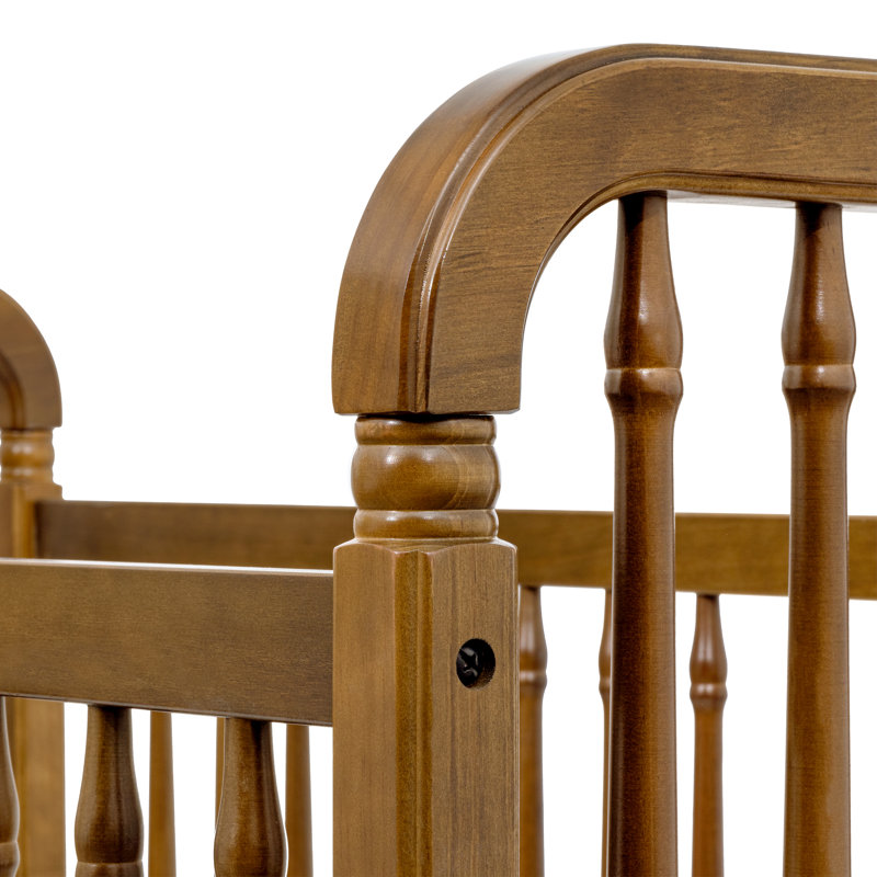 Liberty 3-in-1 Convertible Spindle Crib, Natural Walnut