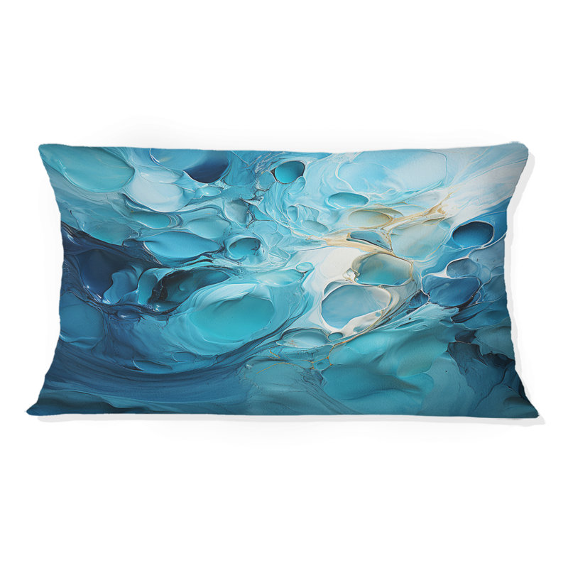 Coussin Azure Azure Symphony II - Abstract Landscape