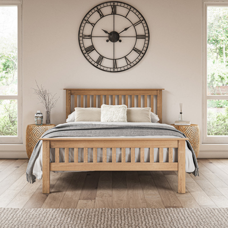 Soud Oak Bed Frame, Double (4'6)