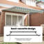 VidaXL Polyester Cover Retractable Patio Awning-126440594-126440599-126440600