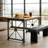 Triangular Foot Design Kitchen Table Bench,Entryway Shoe Storage-611744830
