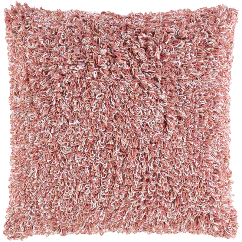 Merdo Textured Cotton Lumbar Pillow Cover in 14" x 20", Polyester/Polyfill