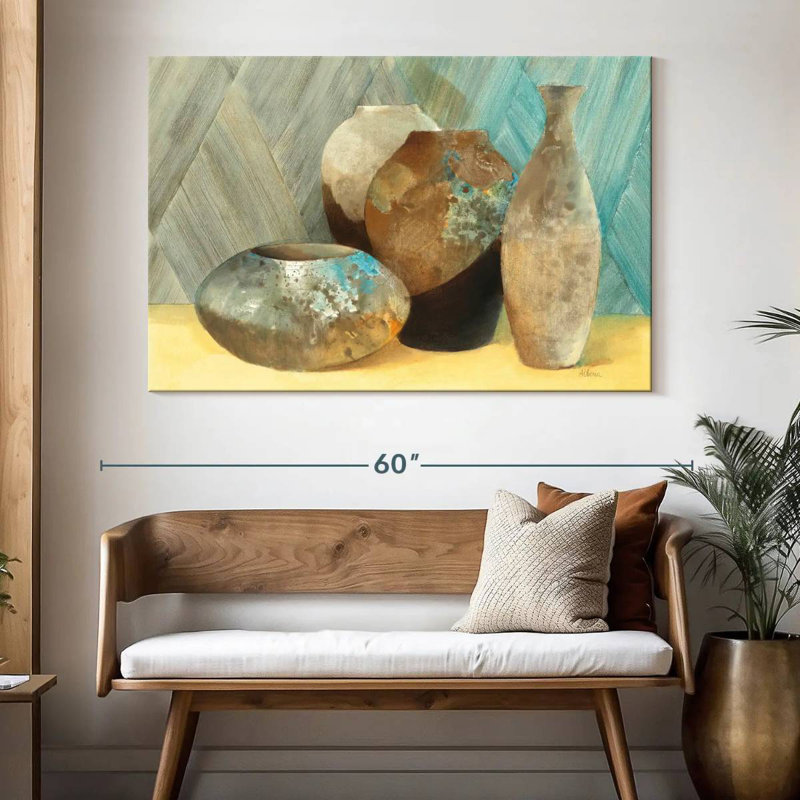 Senne Raku Study, 34" H x 51" W
