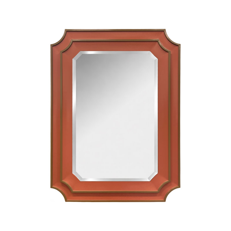 Dante Accent Mirror, Orange