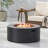 32" Patio 40,000 BTU Round Iron Propane Fire Pit,