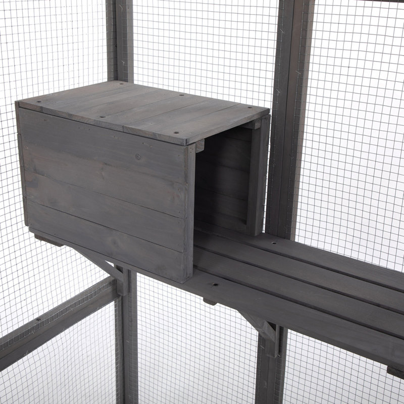 Extra Large Cat Cage - Gray