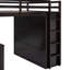 Lit mezzanine double avec garde-robe. Fabrication. Tiroirs et bureau pour plus d'efficacité. Gain de place. Tiroirs L 78,3 po x l 56,7 po, bureau H 65 po. Stabilité en bois massif. Rangement pour vêtements garde-robe.-341227477-341227478
