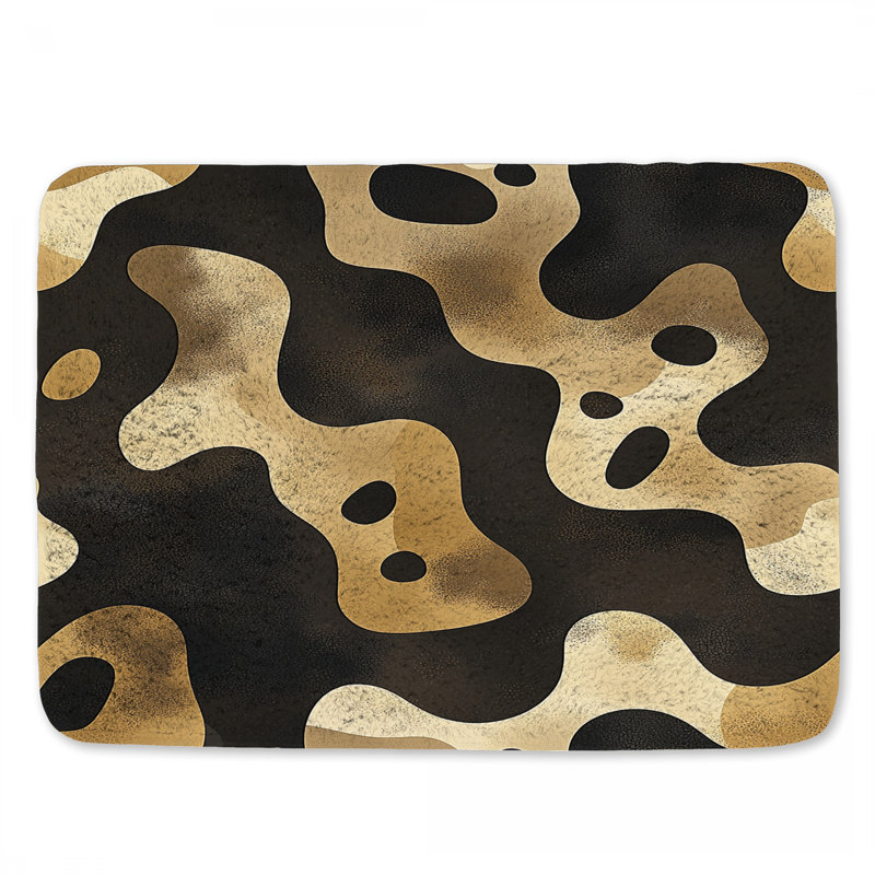 Tapis de bain camouflage, L 24 po x l 17 po